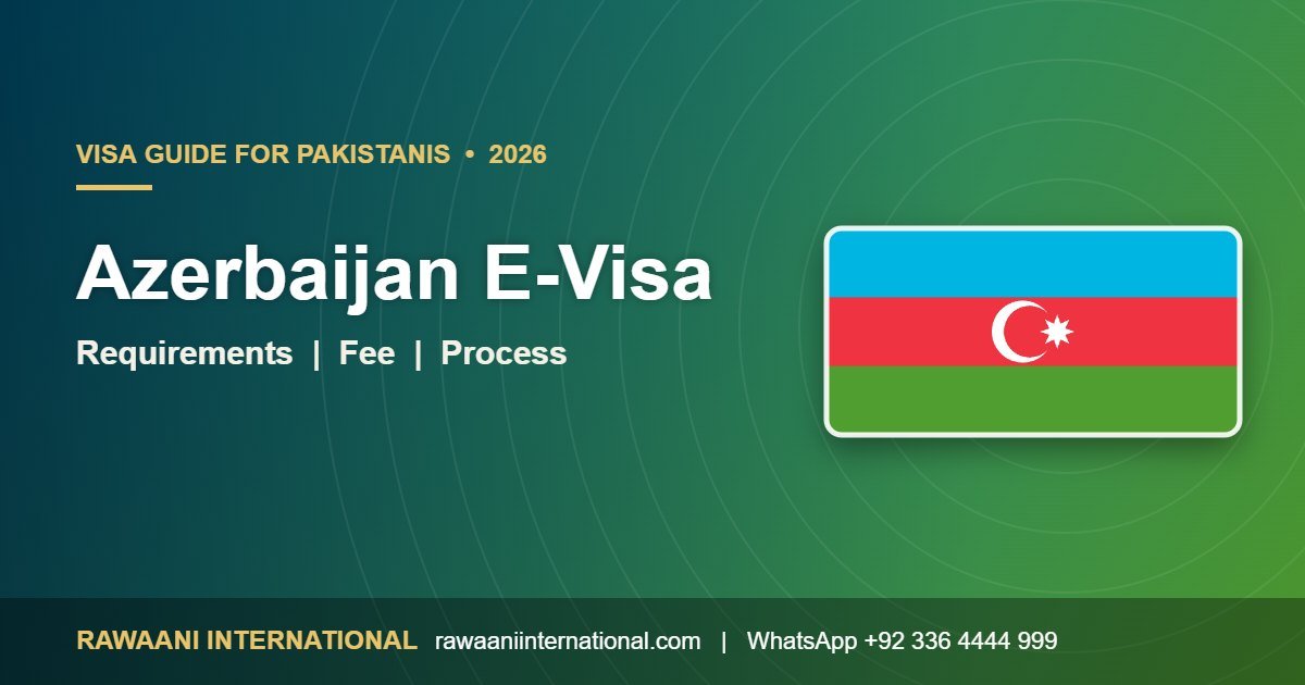 Azerbaijan E-Visa for Pakistanis 2026 requirements and process