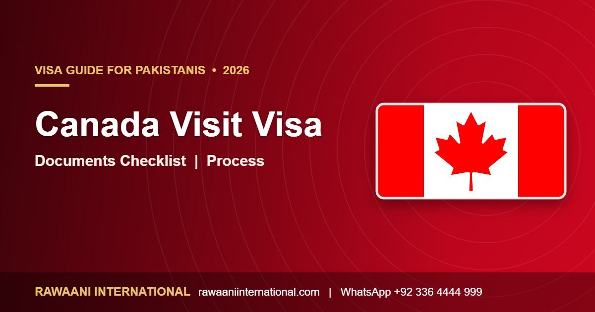 Canada Visit Visa for Pakistanis 2026 requirements and process