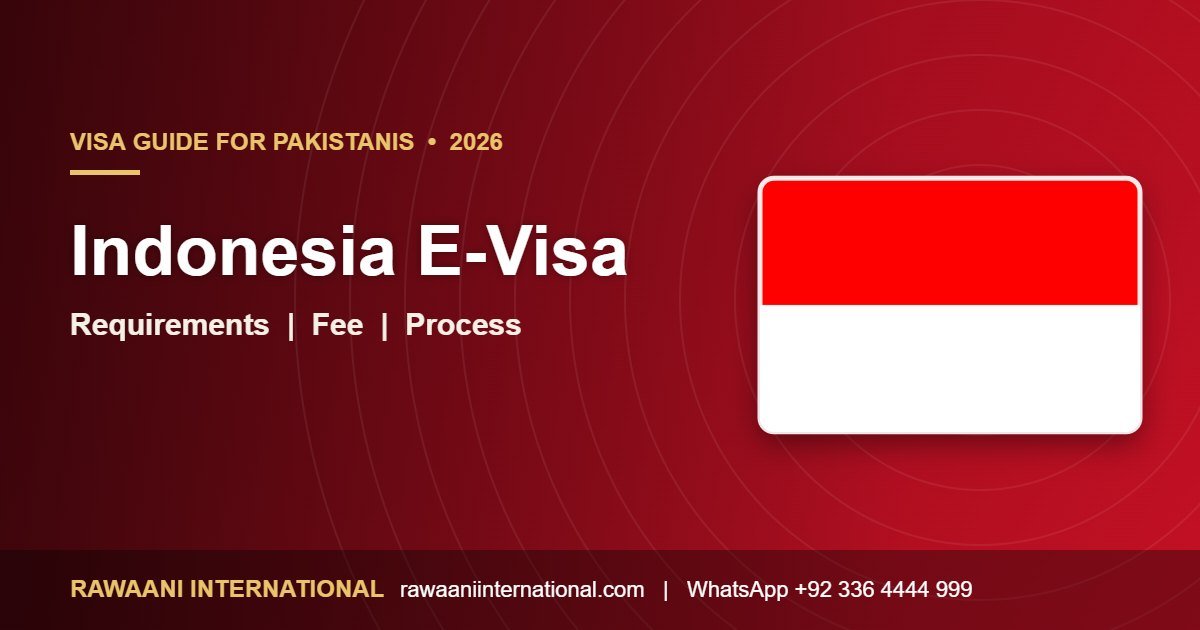 Indonesia E-Visa for Pakistanis 2026 requirements and process