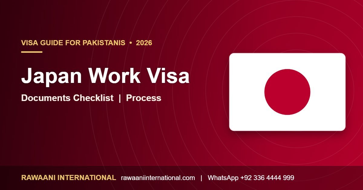 Japan Work Visa for Pakistanis 2026 requirements and process