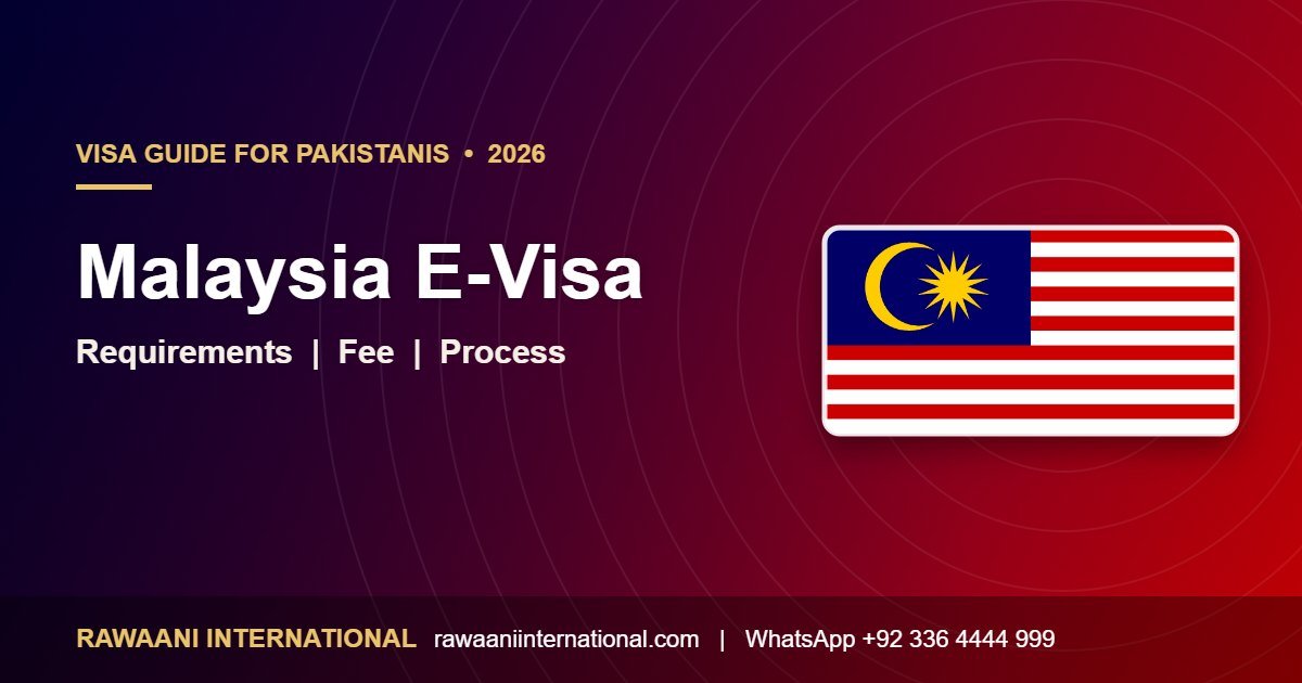 Malaysia E-Visa for Pakistanis 2026 requirements and process