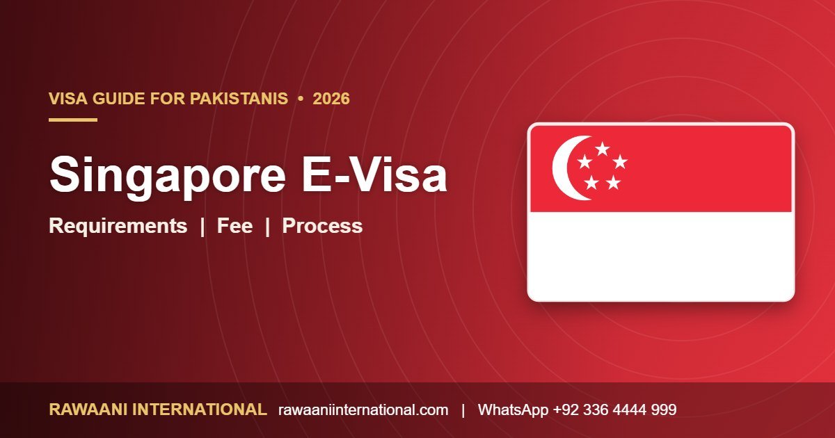 Singapore E-Visa for Pakistanis 2026 requirements and process