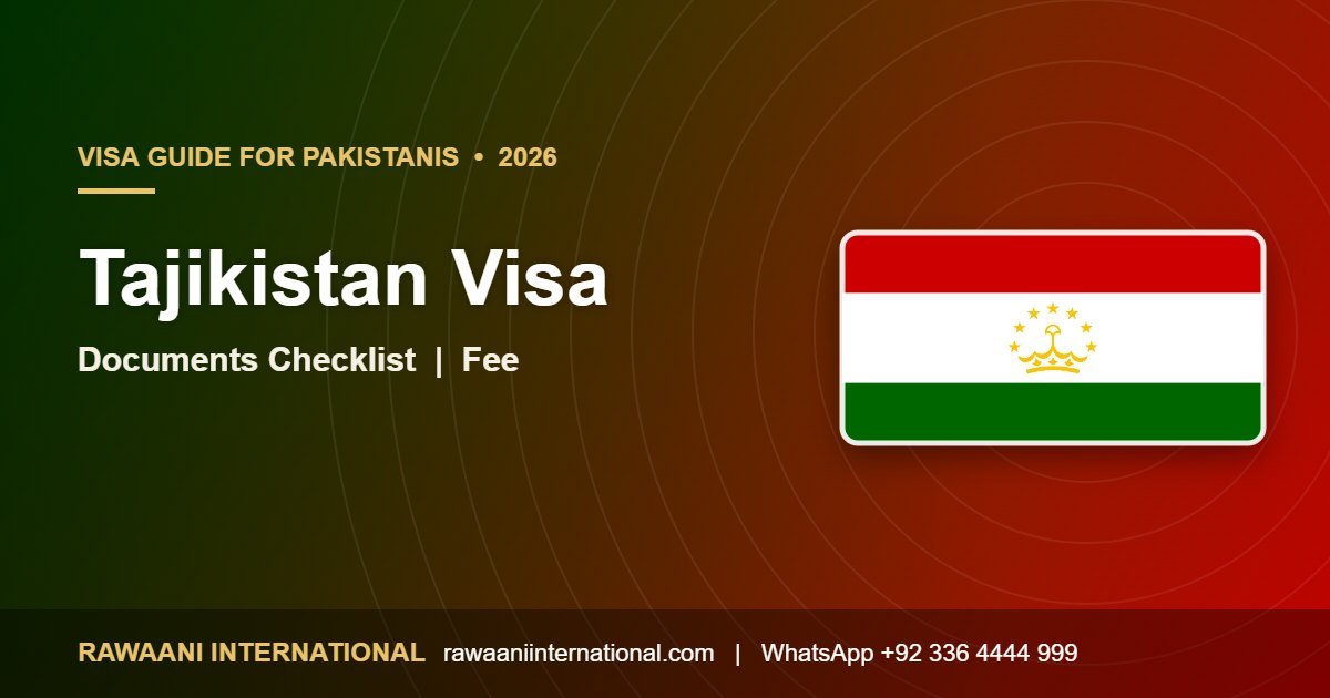 Tajikistan Visa for Pakistanis 2026 requirements and process