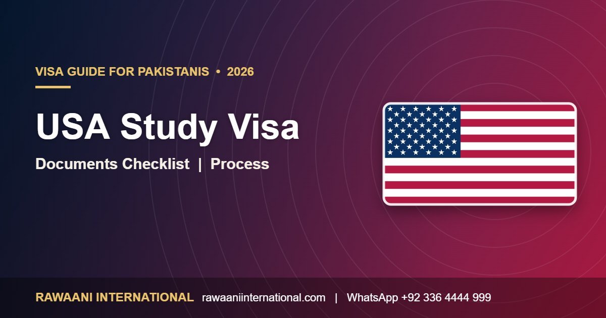 USA Study Visa for Pakistanis 2026 requirements and process