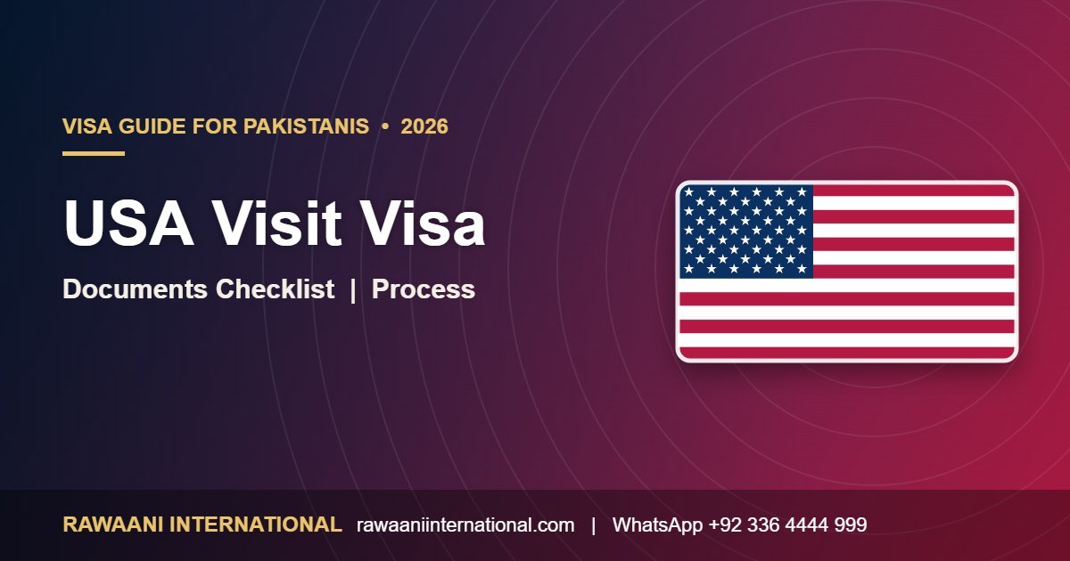 USA Visit Visa for Pakistanis 2026 requirements and process