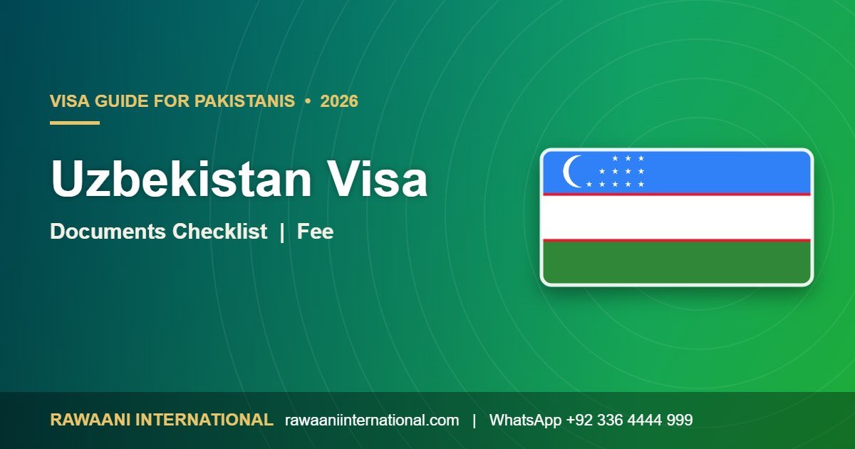 Uzbekistan Visa for Pakistanis 2026 requirements and process